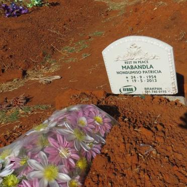 MABANDLA Nondumiso Patricia 1954-2013