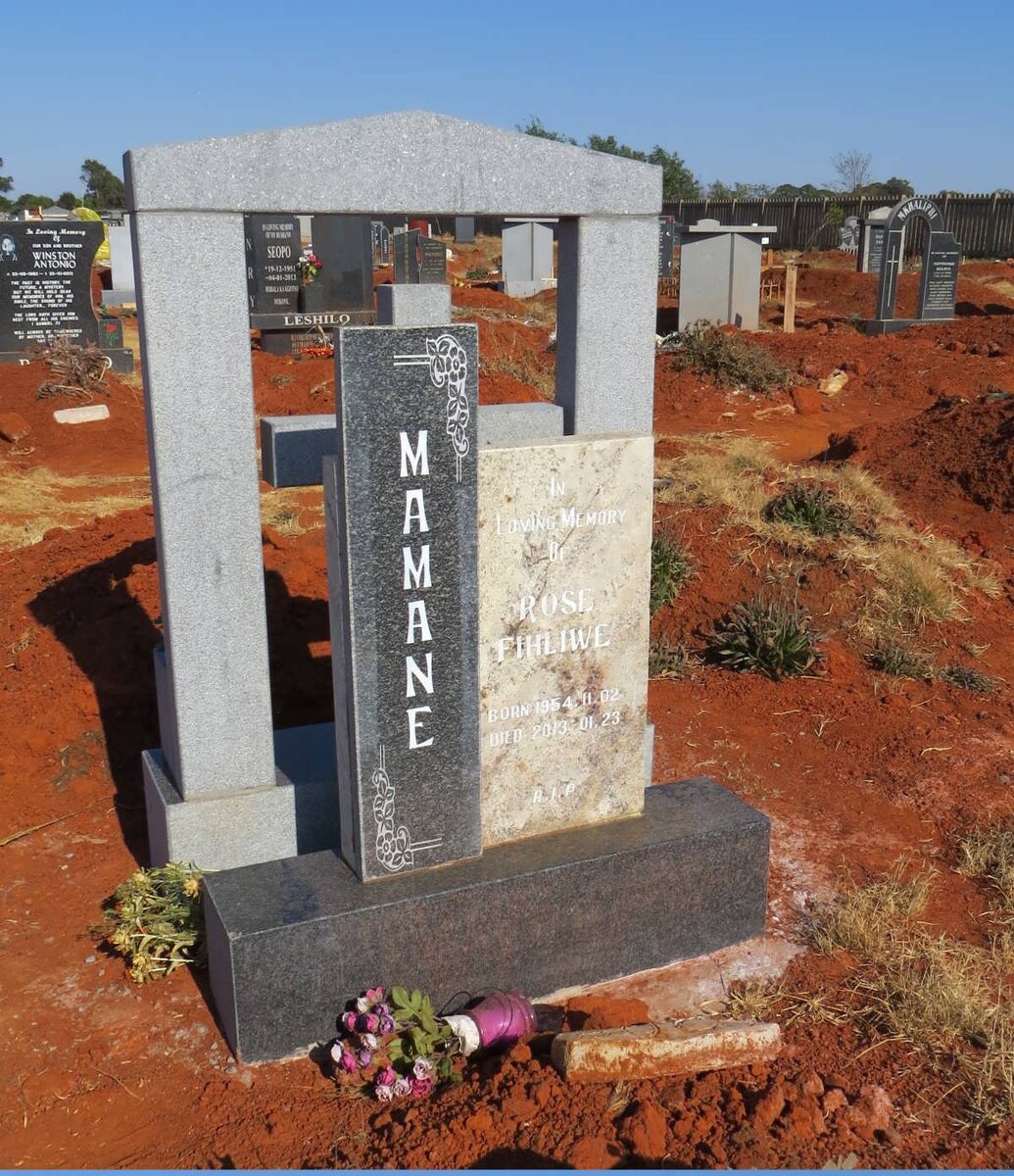 MAMANE Rose Fihliwe 1954-2013