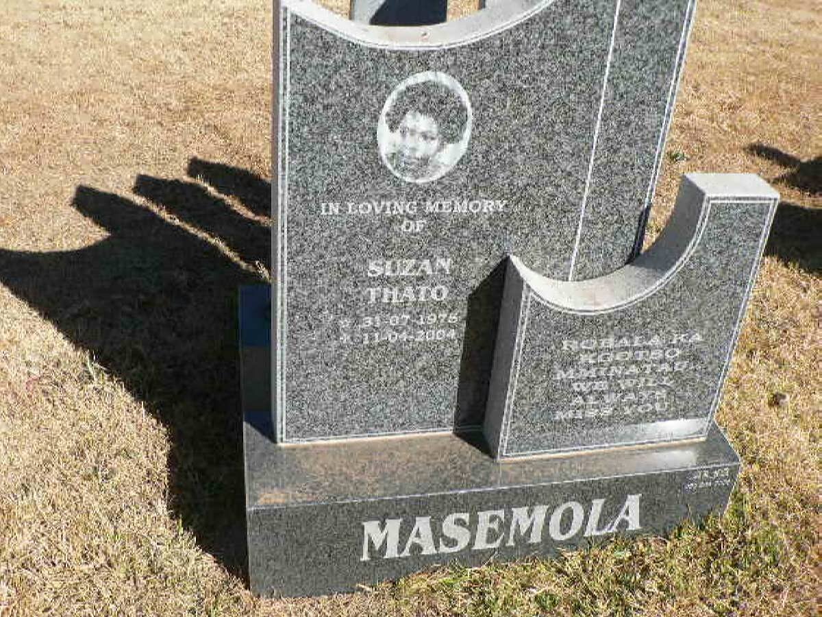 MASEMOLA Suzan Thato 1975-2004
