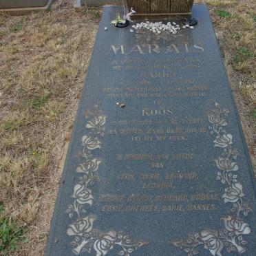 MARAIS Koos 1922-1987 &amp; Sarie 1929-1994