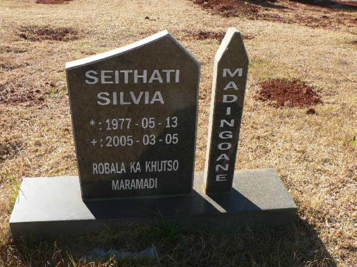 MADINGOANE Seithati Silvia 1977-2005