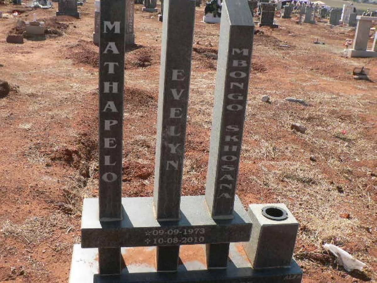 MATHAPELO Evelyn Mbongo Skhosana 1973-2010