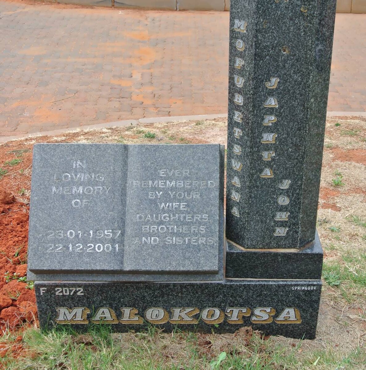 MALOKOTSA Japhta John 1957-2001