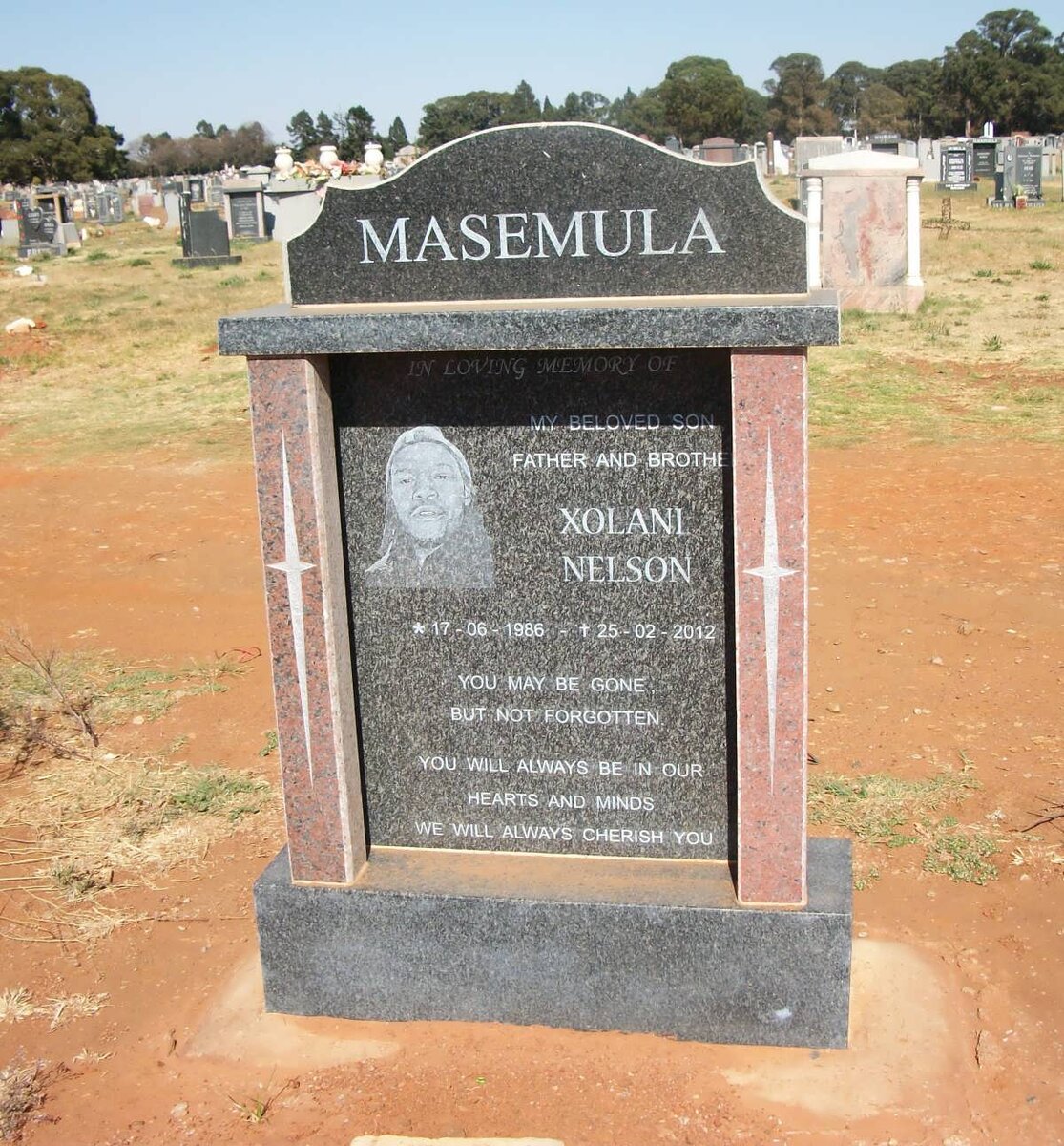 MASEMULA Xolani Nelson 1986-2012