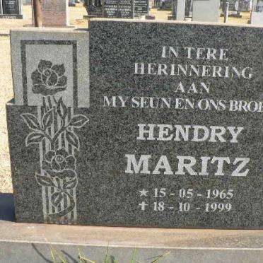 MARITZ Hendry 1965-1999