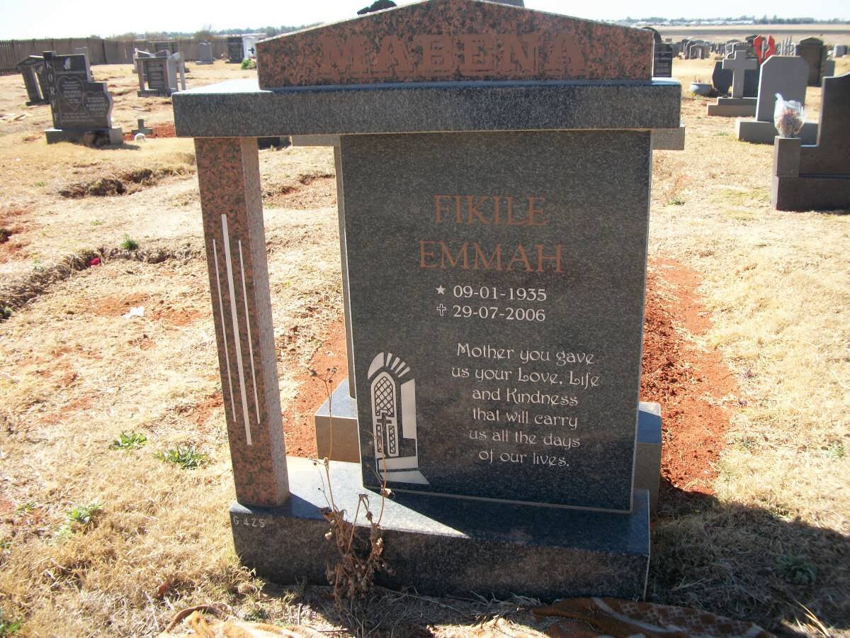 MABENA Fikile Emmah 1935-2006