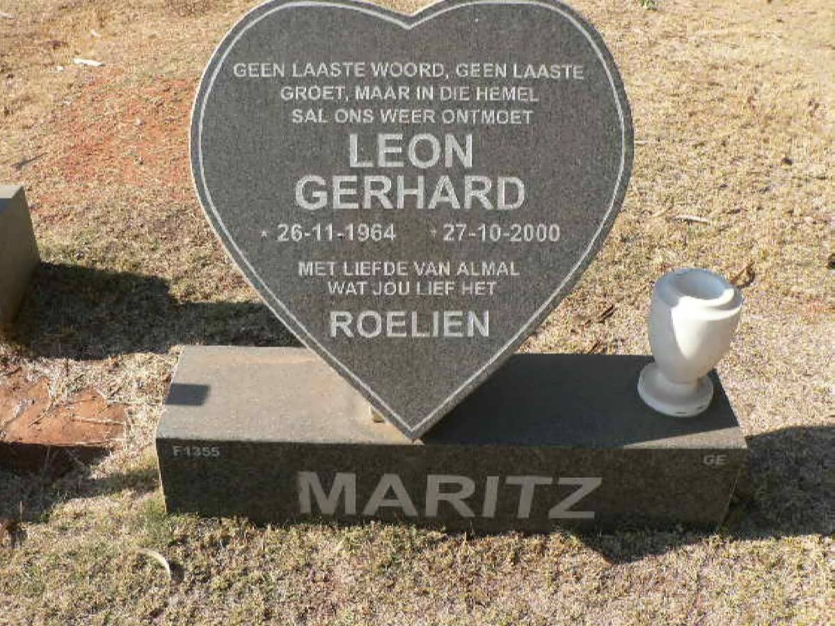MARITZ Leon Gerhard 1964-2000