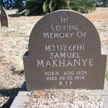 MAKHANYE Mzuzeph Samuel 1935-1936