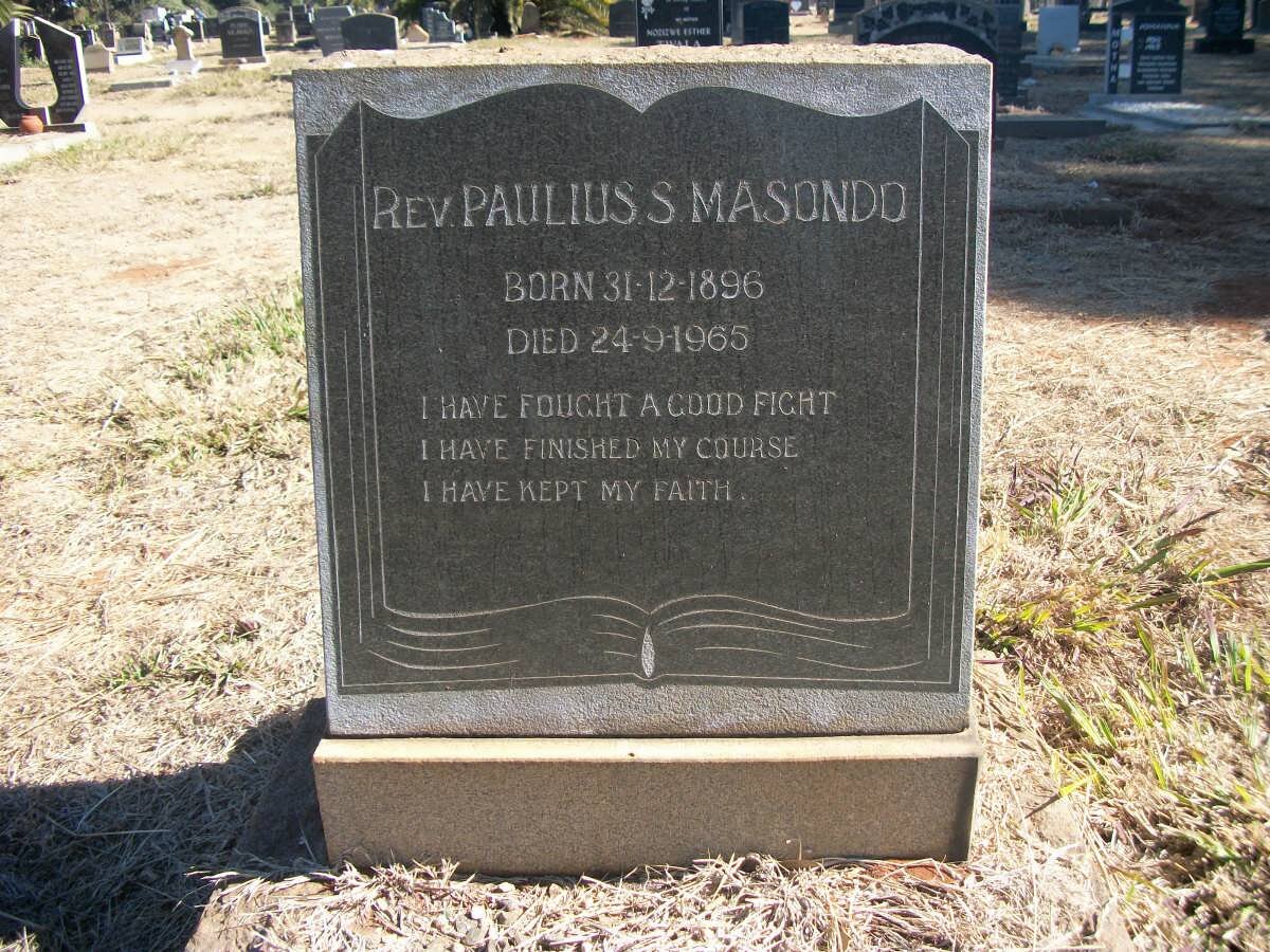 MASONDO Paulius S. 1896-1965