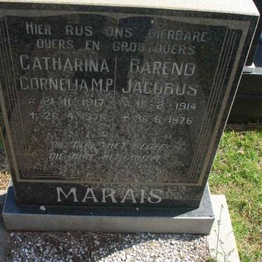 MARAIS Barend Jacobus 1914-1976 &amp; Catharina Cornelia M.P. 1917-1975