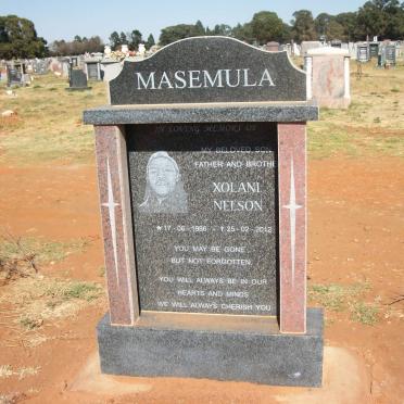 MASEMULA Xolani Nelson 1986-2012
