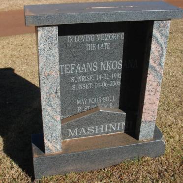 MASHINI Stefanns Nkosana 1941-2005