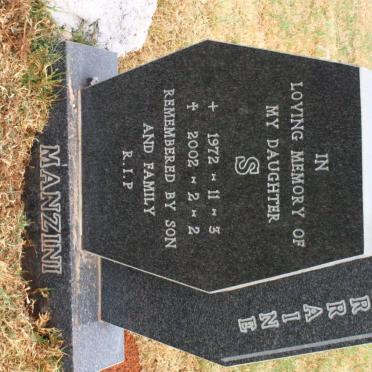 MANZINI Lorraine 1972-2002