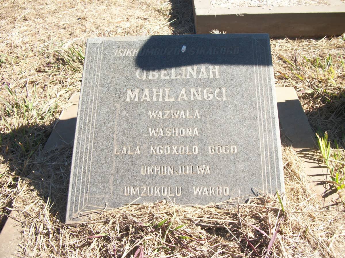 MAHLANGU Abelinah
