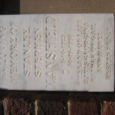 MANSFIELD Stanley Stephen 1923-1998