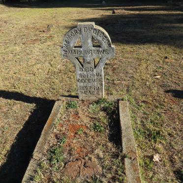 MADUNGANE Gideon -1946