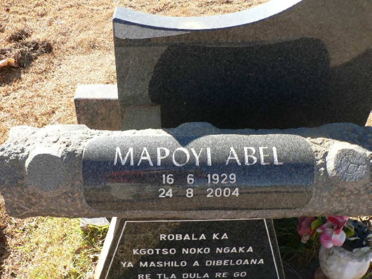 MAPOYI Abel 1929-2004
