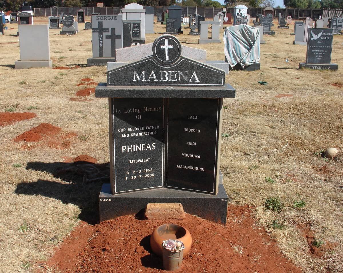 MABENA Phineas 1953-2006