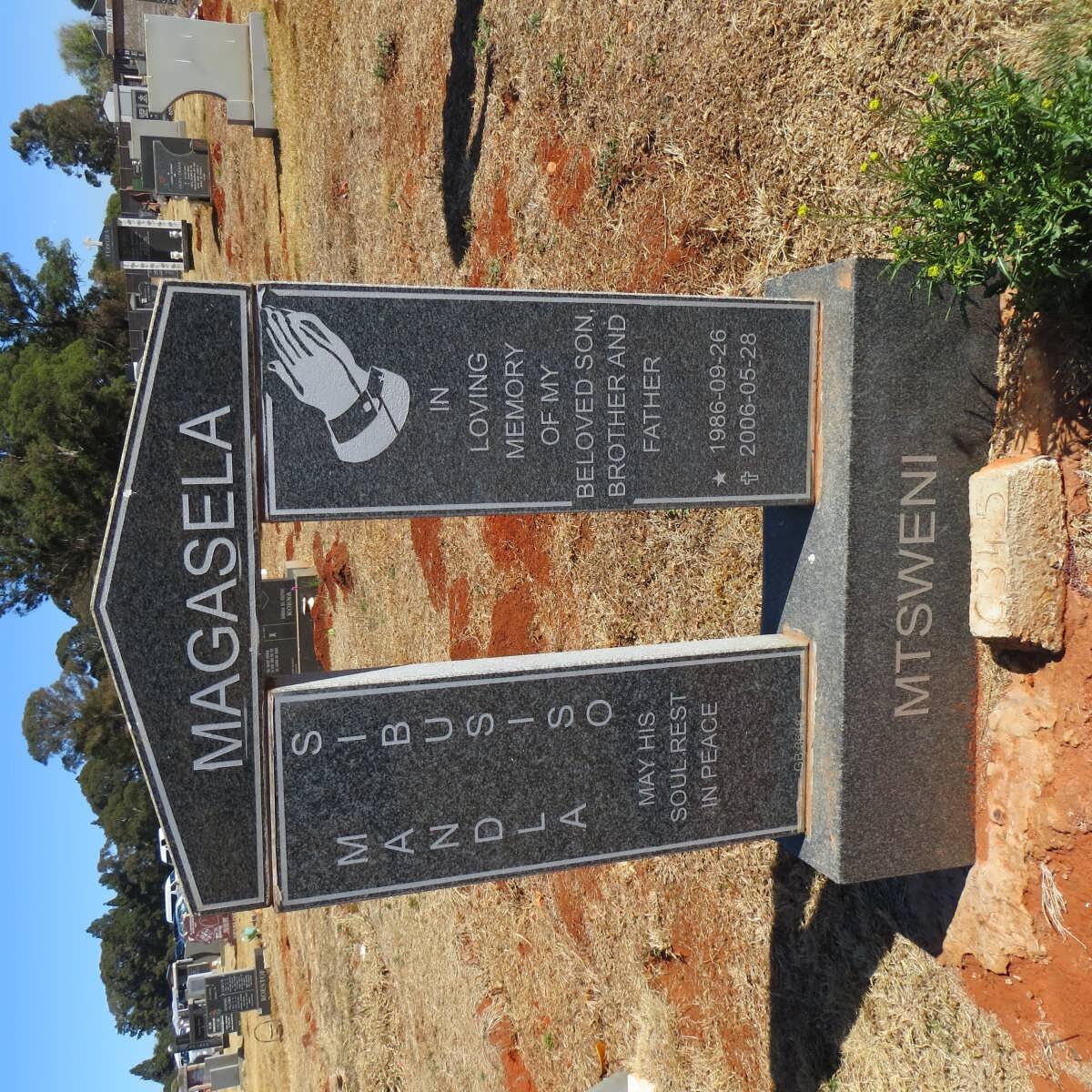 MAGASELA Mandla Sibusiso 1986-2006