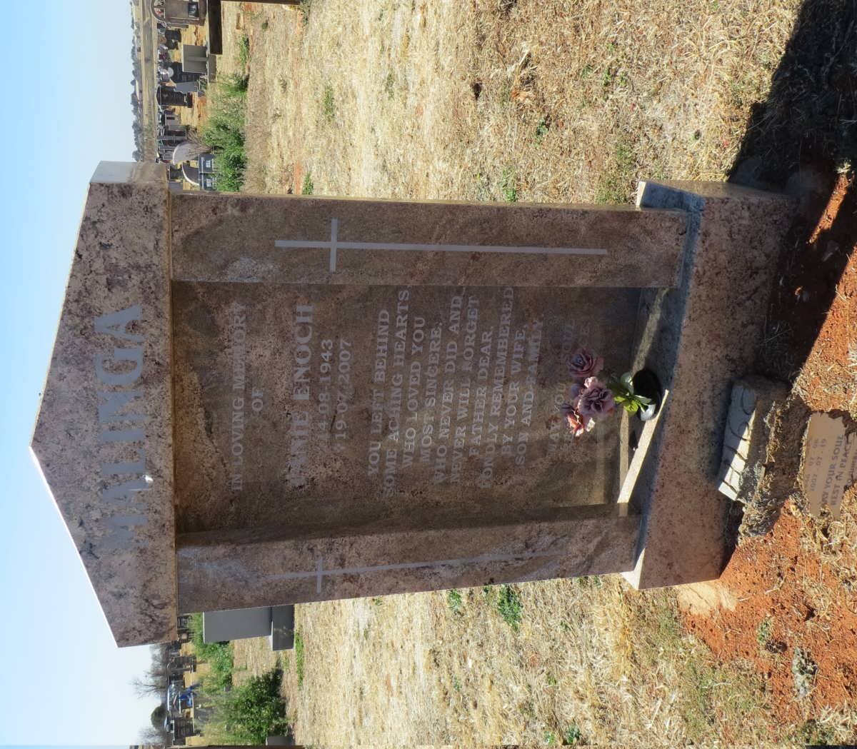 MALINGA Fanie Enoch 1943-2007