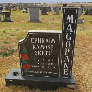 MAGOPANI Ephraim Ramose Sketu 1929-2003