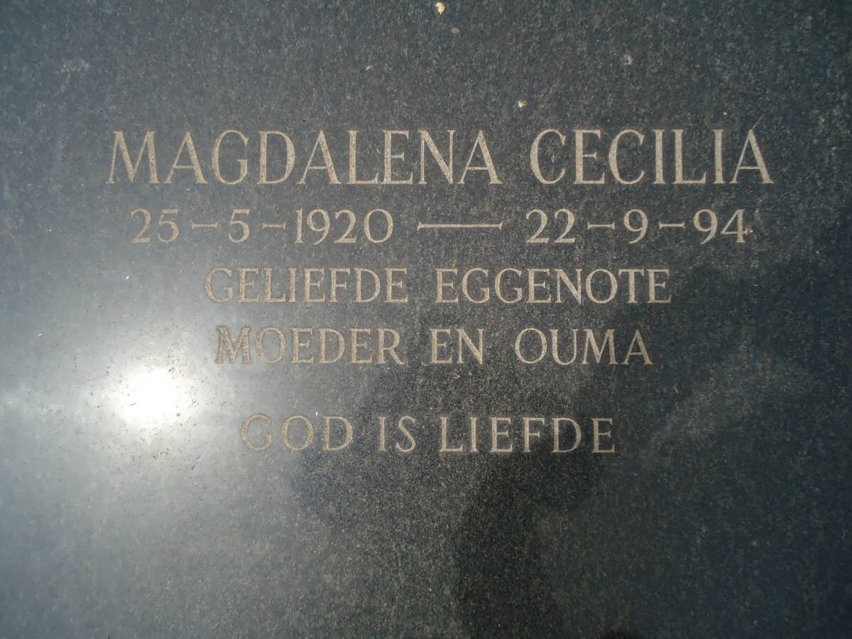 MARAIS Magdalena Cecilia 1920-1994