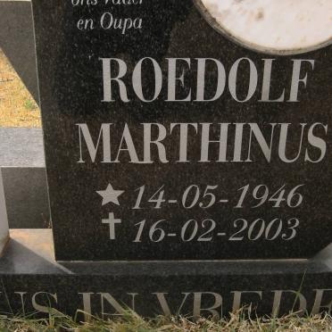 MARTHINUS Roedolf 1946-2003