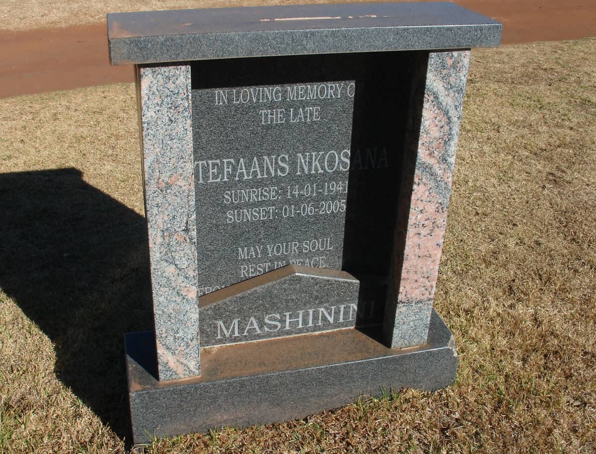 MASHINI Stefanns Nkosana 1941-2005