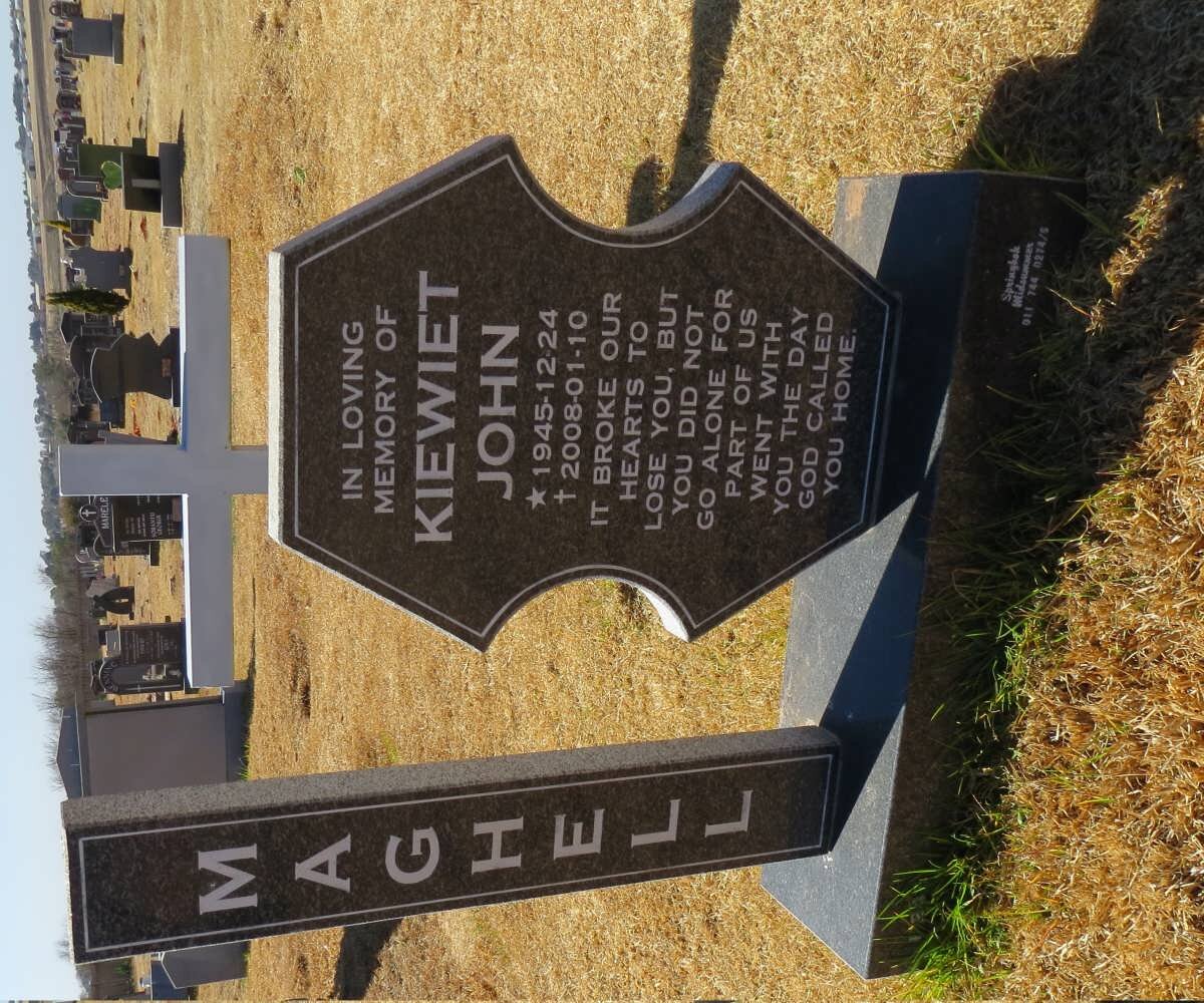 MAGHELL Kiewiet John 1945-2008