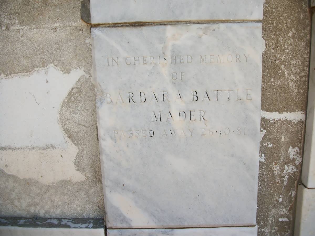 MADER Barbara Battle -1981