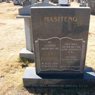 MASITENG Lucas Davison 1928-2006