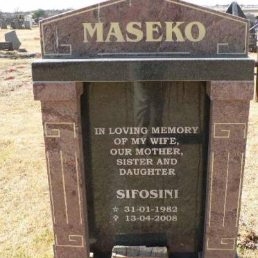 MASEKO Sifosini 1982-2008