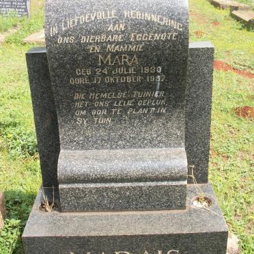 MARAIS Mara 1930-1997