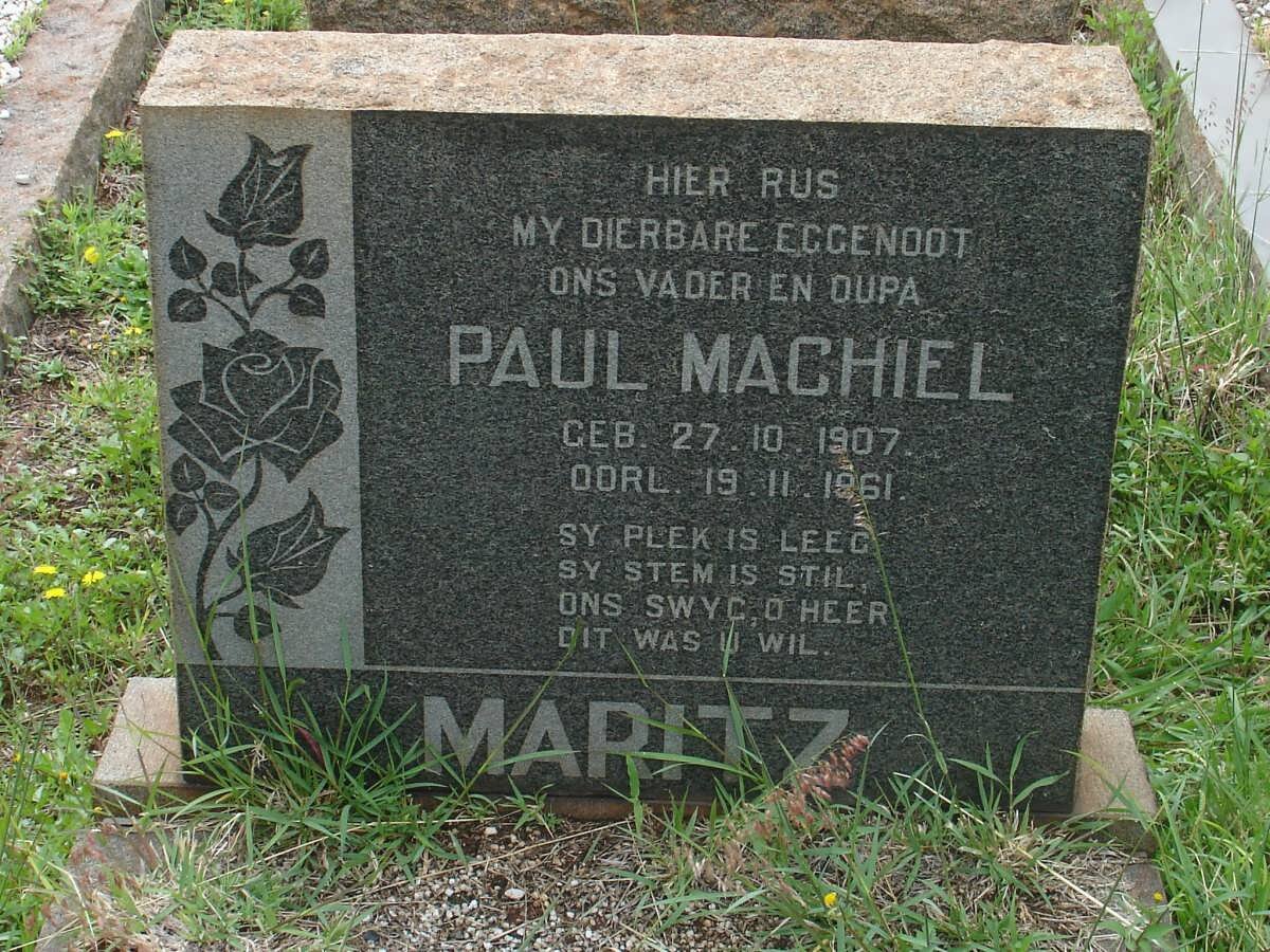 MARITZ Paul Machiel 1907-1961