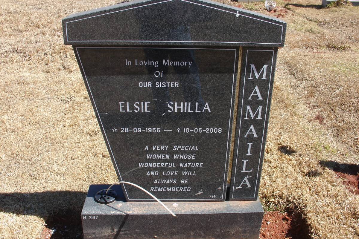 MAMAILA Elsie Tshilla 1956-2008