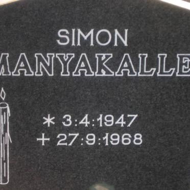 MANYAKALLE Simon 1947-1968