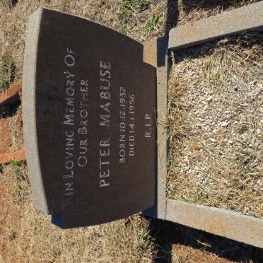 MABUSE Peter 1932-1956