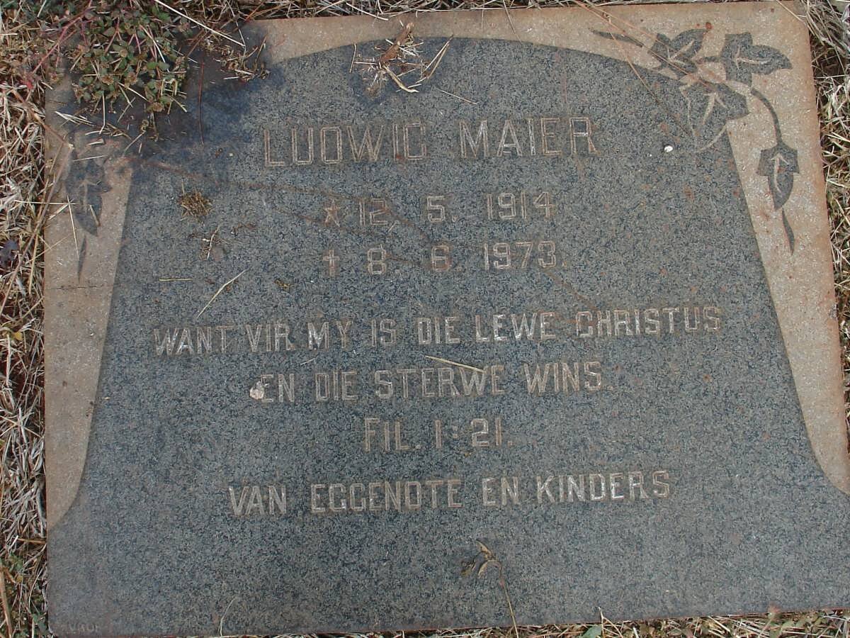 MAIER Ludwig 1914-1973