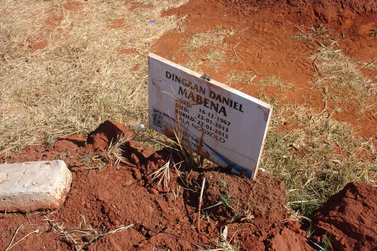 MABENA Dingaan Daniel 1967-2013