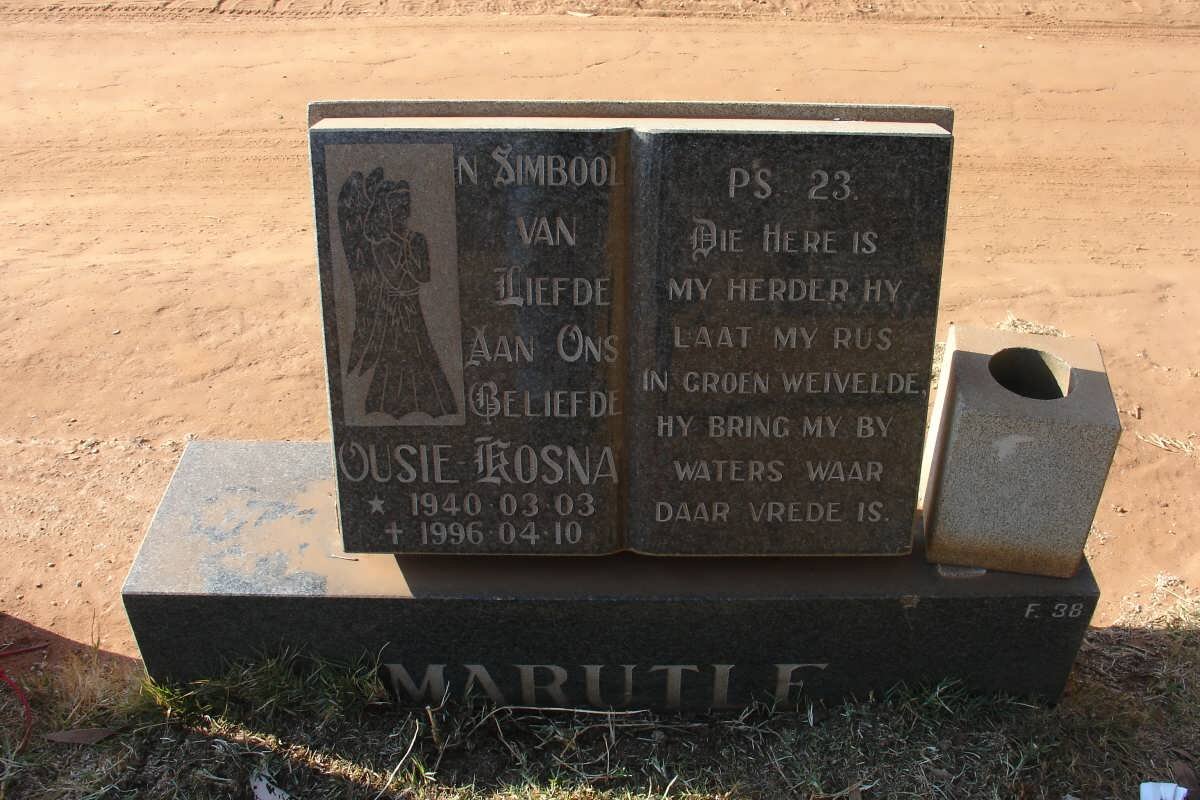 MARUTLE Rosna 1940-1996