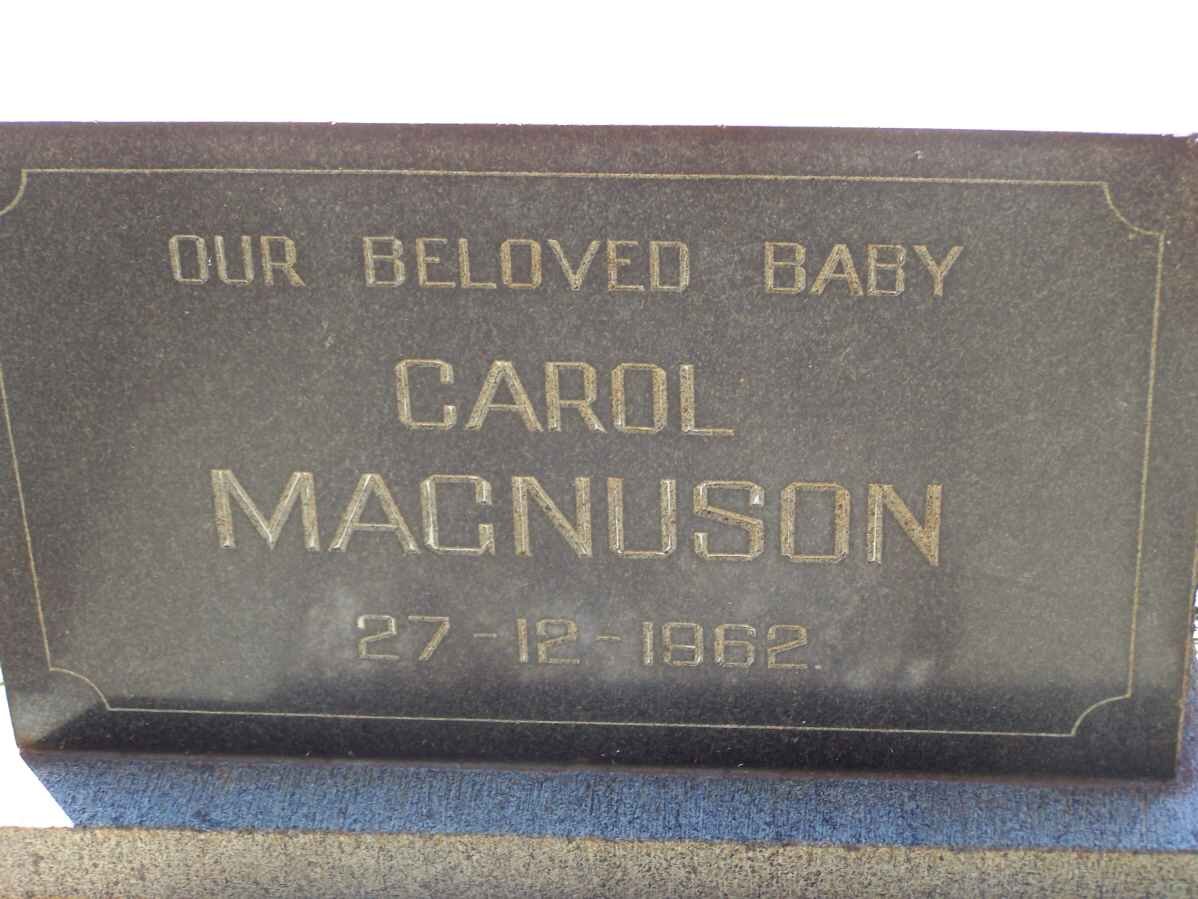 MAGNUSON Carol -1962
