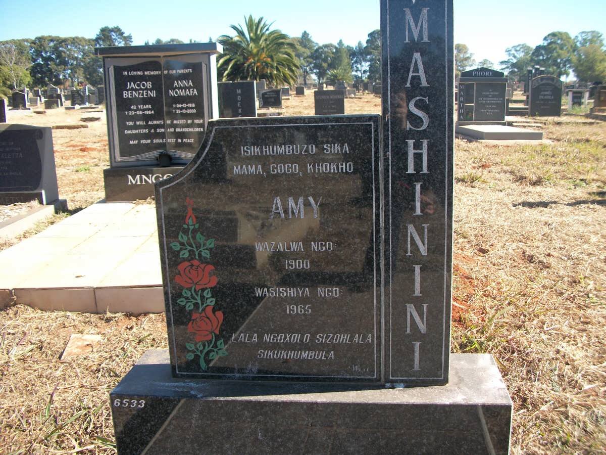 MASHININI Amy 1900-1965