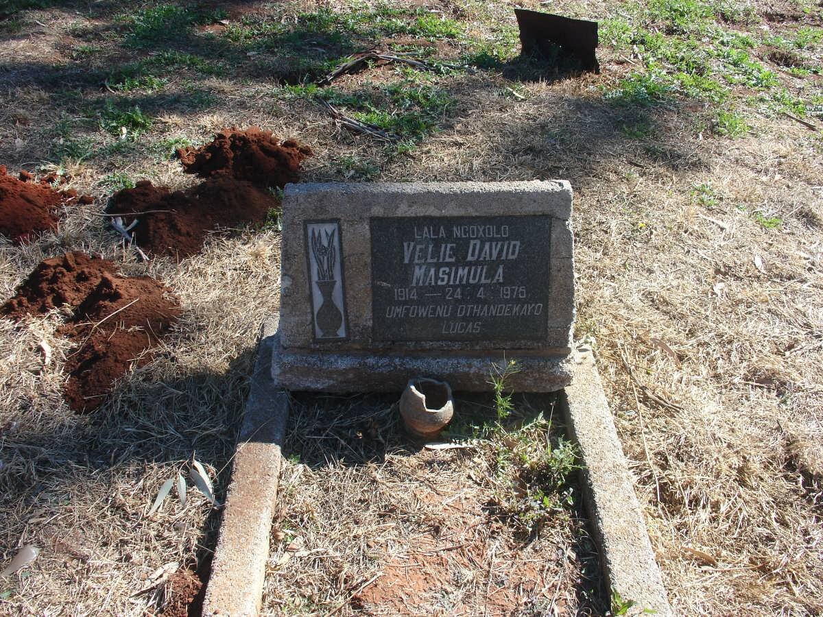 MASIMULA Velie David 1914-1975