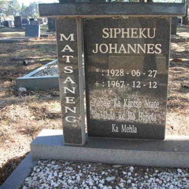 MATSANENG Sipheku Johannes 1928-1967