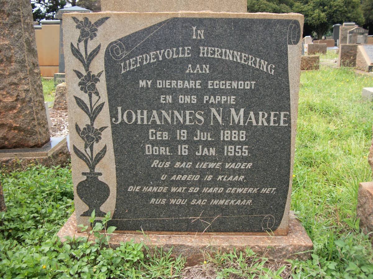MAREE Johannes N. 1888-1955