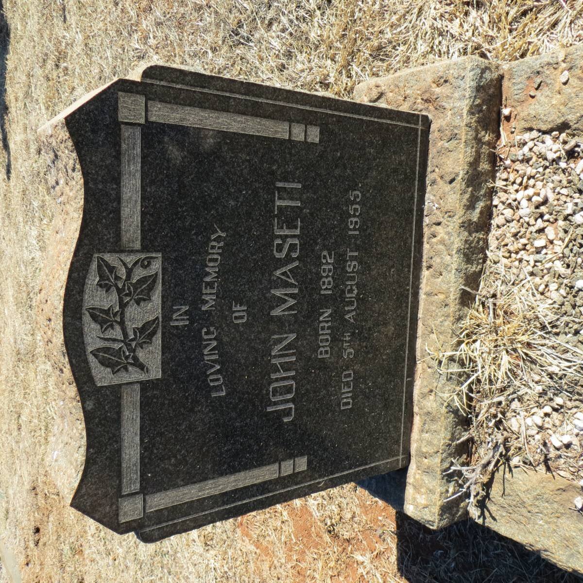 MASETI John 1892-1955