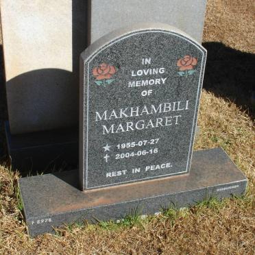 MAKHAMBILI Margaret 1955-2004