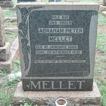 MELLET Abraham Pieter 1889-1930