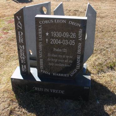 MERWE ?, van der 1930-2004