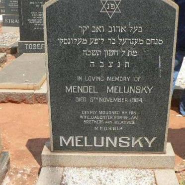 MELUNSKY Mendel -1964